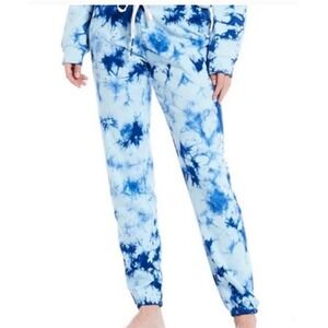 NWT PJ Salvage S Tie Dye Blue Jogger Lounge Pants 92161